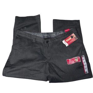 Lee Women's Straight Leg Pants - Dark Gray